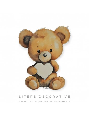 Ursulet printat V2,  MDF /...